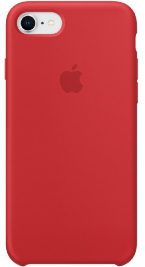 Чехол Silicone Case для iPhone 7/8 красный